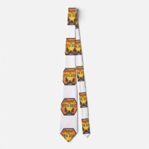 Travel the Open road Neck Tie