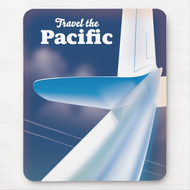 Travel the Pacific Acrylic Print Mouse Pad (Front)