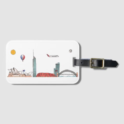 Travel the World _ Australia Luggage Tag