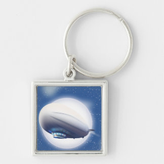 Travel the World by Airship Keychain