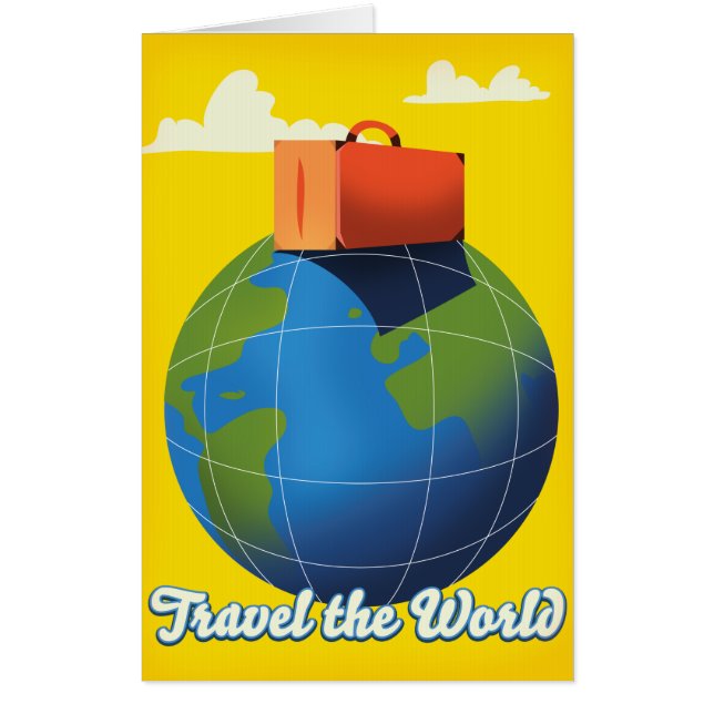Travel the World Card (Front)