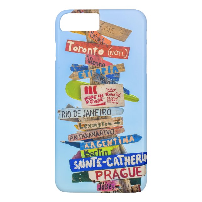 Travel the World Case-Mate iPhone Case (Back)