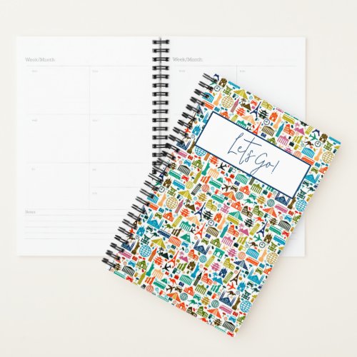 Travel the world custom planner