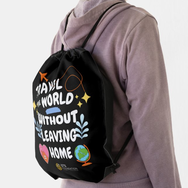 Travel the World Drawstring Backpack (Insitu)