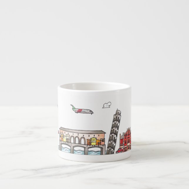 Travel the World - Italy Espresso Cup (Front)