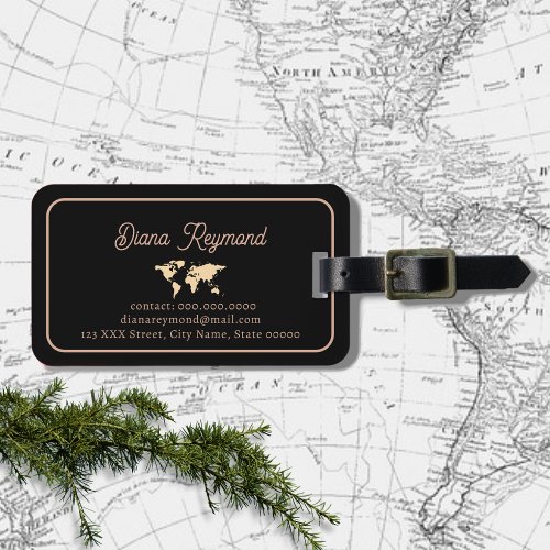 Travel the World Luggage Tag