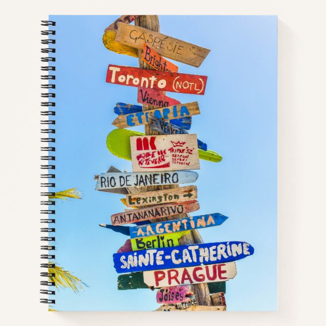 Travel the World Notebook (Front)
