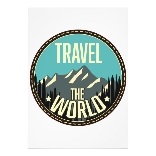 Travel the World Photo Print (Front)