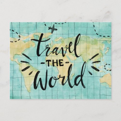 Travel The World Postcard