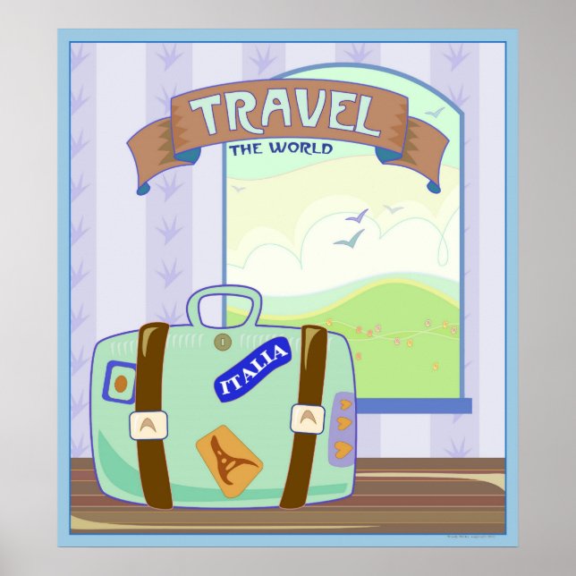 travel the world poster (Front)
