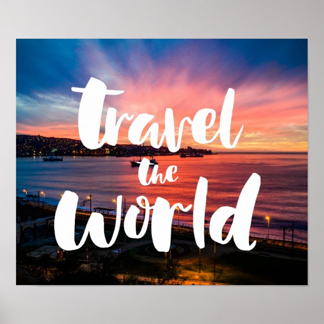 Travel The World Poster (Front)