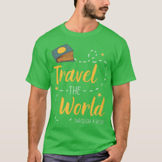 Travel The World Through A Book Men, Women, Child T-Shirt