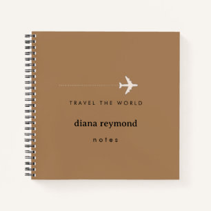 Travel The World traveling notes Notebook