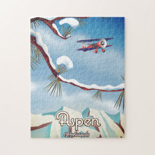 Travel the World vintage style travel poster Jigsaw Puzzle