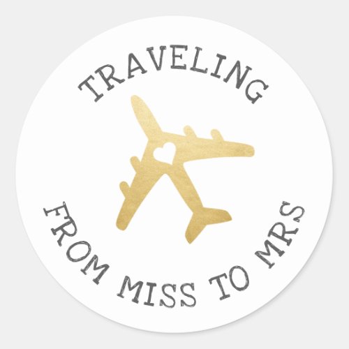 Travel theme destination bridal shower favor label