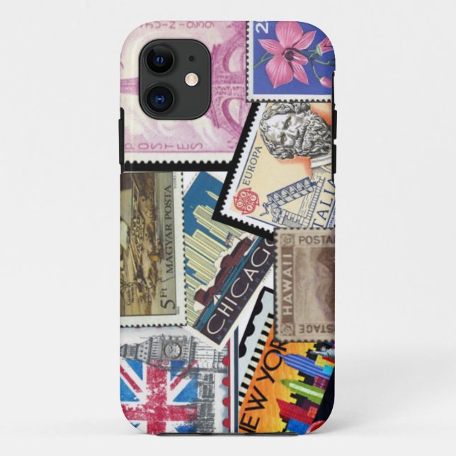 Travel theme iphone case (Back)