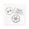 Travel Theme Personalized Passport Stamp Wedding