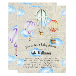 travel theme invitations zazzle travel baby shower invitations