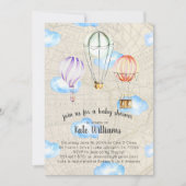 Travel Themed Baby Shower Invitation (Front)