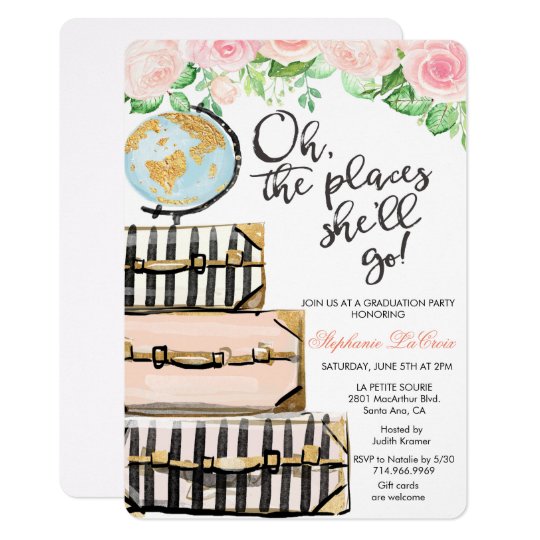 Travel Themed Party Invitations 7