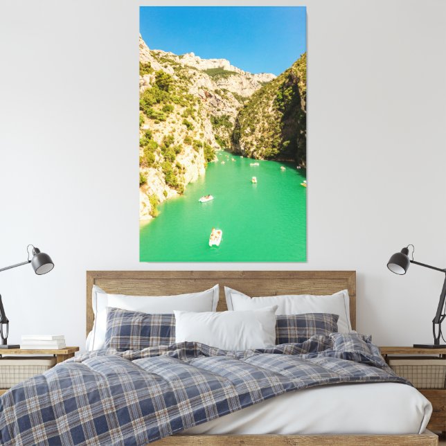Travel Themed Home Decor with Gorge Photo  (Insitu(Bedroom))