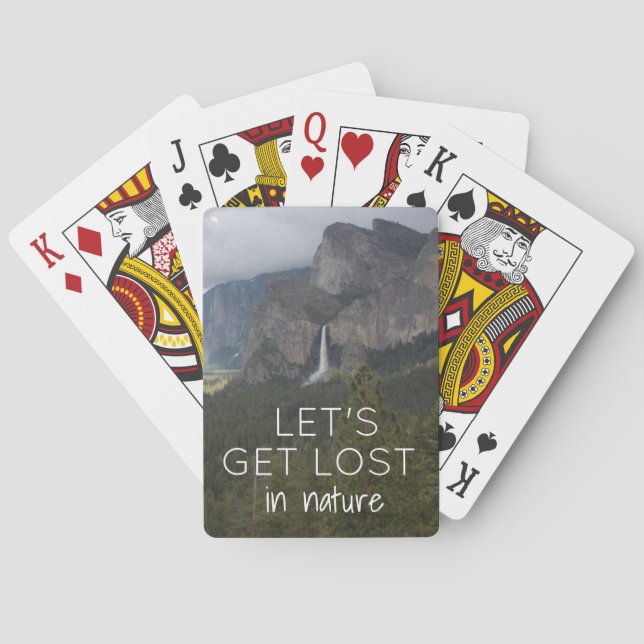 Travel Themed Playing Cards with Quote (Back)