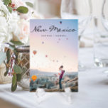 Travel Themed Wedding Photo Table Number Cards<br><div class="desc">Help everyone find their seat with this fun and unique travel themed idea for table numbers! Instead of using traditional numbers, you can display places you have traveled to, then name the table with that destination! This design features an elegant editable script font, name section and photo description section. Easily...</div>