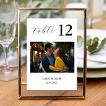 Travel Themed Wedding Photo Table Number Cards<br><div class="desc">The "Travel Themed Wedding Photo Table Number Cards" bring a unique touch to your wedding reception, celebrating your love for adventure. Each card features a stunning travel-inspired design alongside your cherished photos, guiding guests to their seats while sparking delightful conversations. Perfect for couples who share a passion for exploration, these...</div>