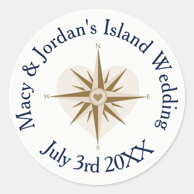 Travel themed wedding stickers - favor stickers (Front)