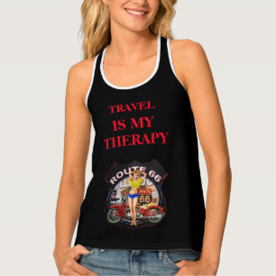 TRAVEL therapy design Tank Top