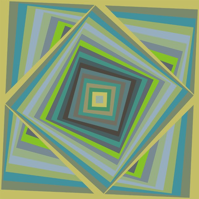 Travel Through a Trippy Green Garden Throw Pillow (Creator Uploaded)