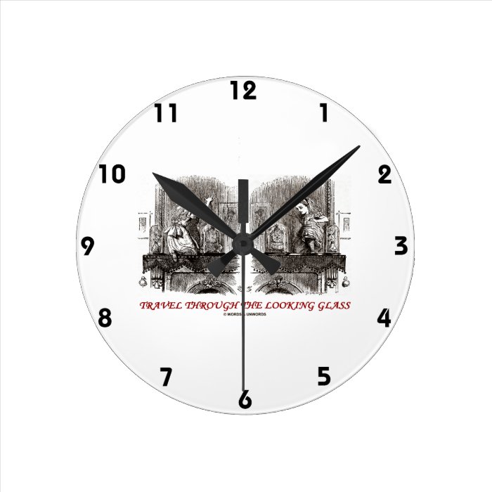 Travel Through The Looking Glass (Wonderland) Wall Clock