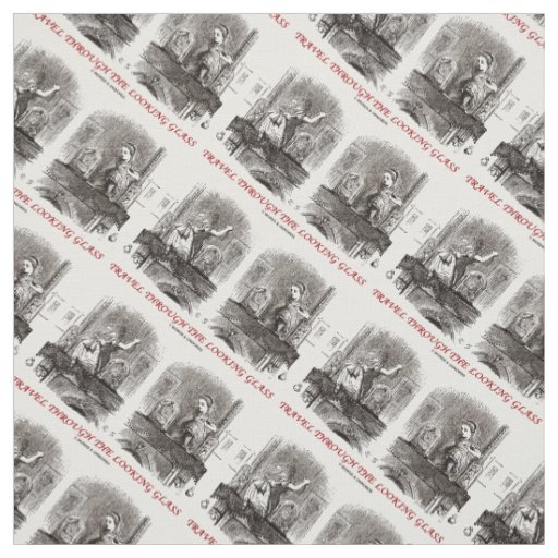Travel Through The Looking Glass Wonderland Fabric