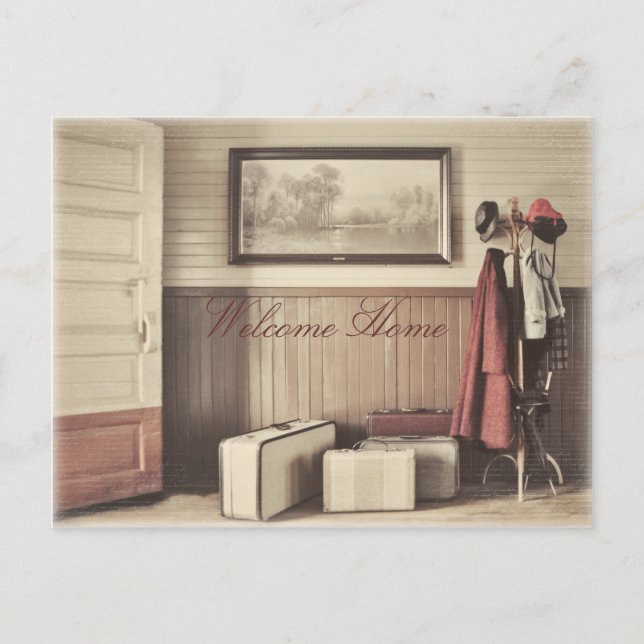 Travel Time - Post Card - Colorized (Front)