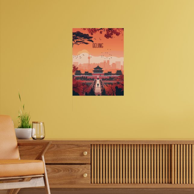 Travel to Beijing Poster (Living Room 2)