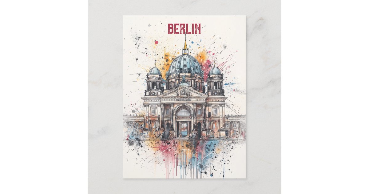 Travel to Berlin Germany Postcard | Zazzle
