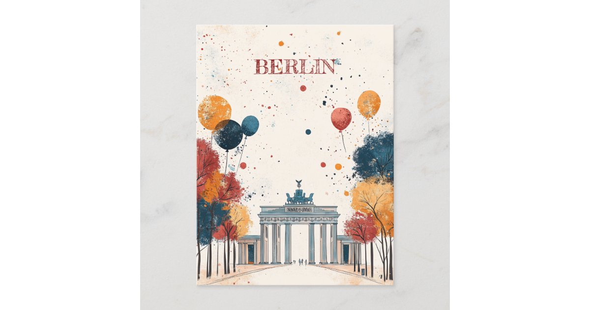 Travel to Berlin Germany Postcard | Zazzle