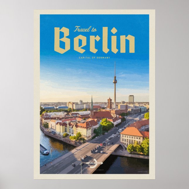Travel to Berlin Poster (Front)