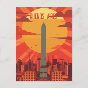 Travel to Buenos Aires Postcard