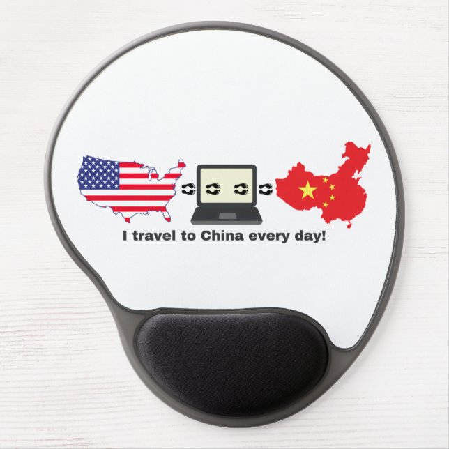Travel To China Online ESL Teacher Mousepad (Front)