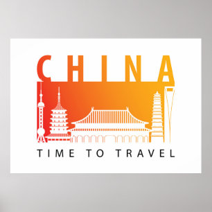 Travel to china poster
