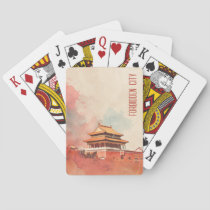 Travel to Forbidden City Poker Cards