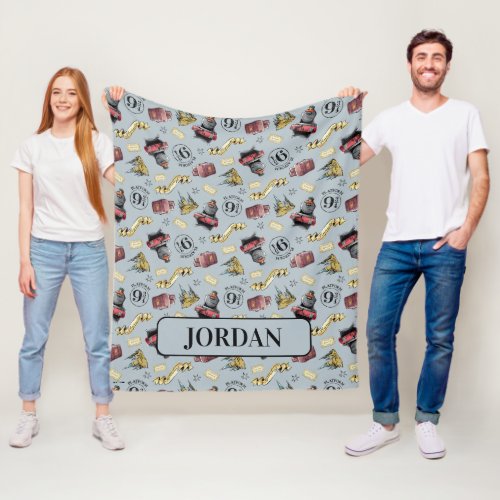 Travel To HOGWARTS™ Pattern Fleece Blanket
