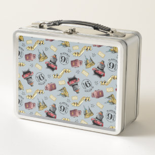 Travel To HOGWARTS™ Pattern Metal Lunch Box