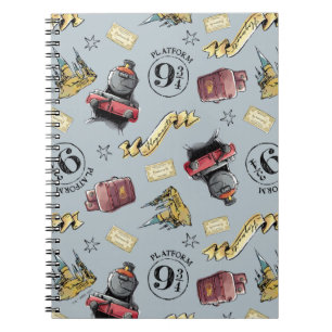 Travel To HOGWARTS™ Pattern Notebook