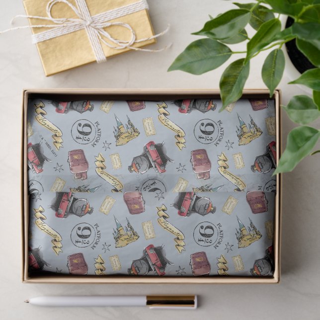 Travel To HOGWARTS™ Pattern Tissue Paper (Gift)