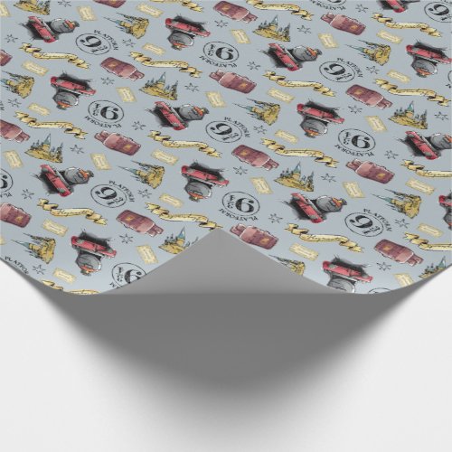 Travel To HOGWARTS Pattern Wrapping Paper