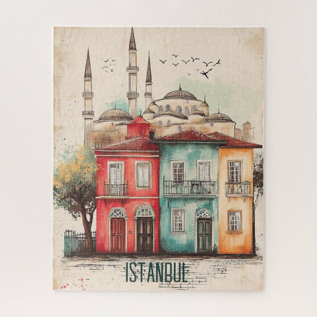 Travel to Istanbul Turkiye Jigsaw Puzzle (Vertical)