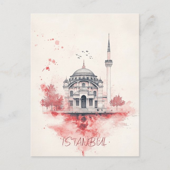 Travel to Istanbul Turkiye Postcard (Front)