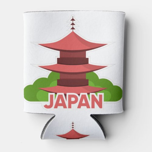 travel to japan icon country japan can cooler
